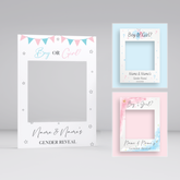 Customisable Gender Reveal Selfie Frame